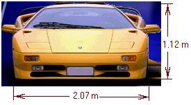 Fig. 6. Midsection Lamborghini Diablo SV